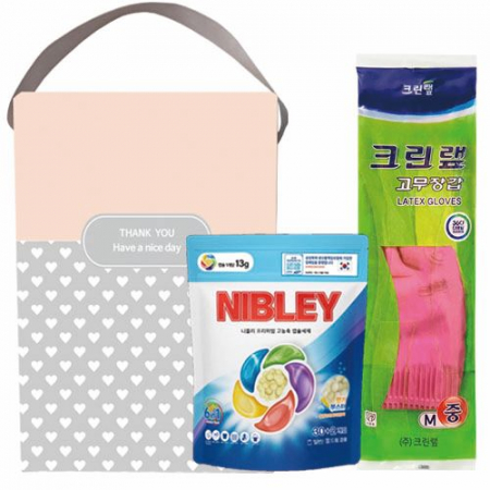 니블리캡슐세제+크린랲고무장갑 (하트케이스+스티커포함) #3