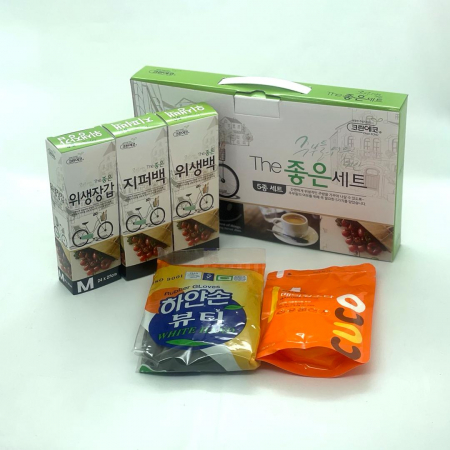 더 좋은 더좋은5종세트 지퍼소10+M23*33*30매+LD30+ opp고무장갑+베이킹소다300g #2