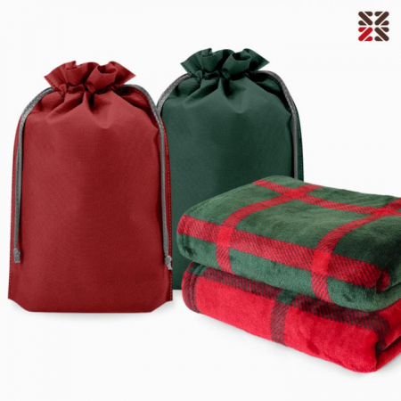 루무드 노아 체크 극세사 뉴포켓 담요 #2