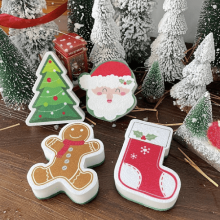 크리스마스수세미 수세미 판촉수세미 주방용품 #2