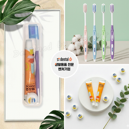 니치 슈퍼소프트캡칫솔 페리오치약 치실 슬림모 구강세트 #6