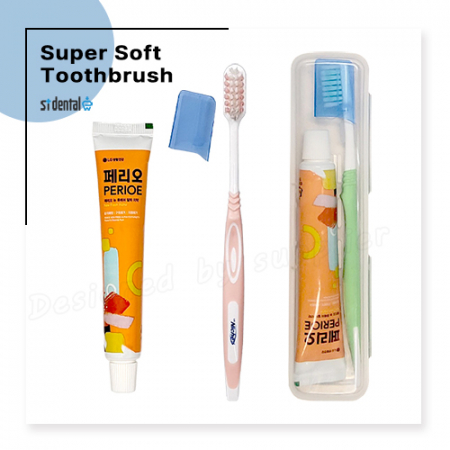 니치 슈퍼소프트캡칫솔 페리오치약 슬림모 구강세트 #2
