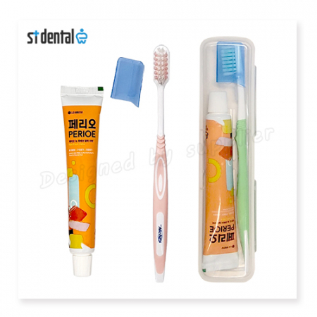 니치 슈퍼소프트캡칫솔 페리오치약 슬림모 구강세트 #4