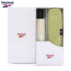 리복 3단완전자동 뉴트럴 암막 우양산+140g 면사타올 세트