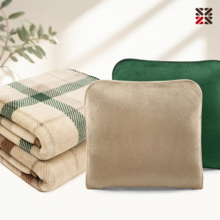 루무드 코지 극세사 쿠션 담요 #2