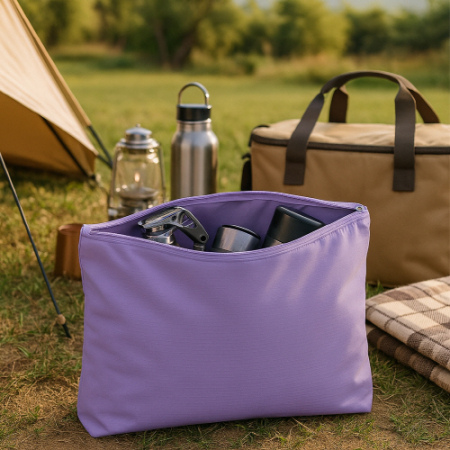 트래블잇 컬러풀 여행용파우치 大형 퍼플 #4