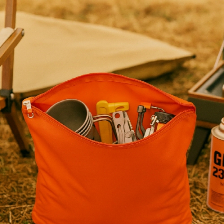 트래블잇 컬러풀 여행용파우치 大형 오렌지 #4