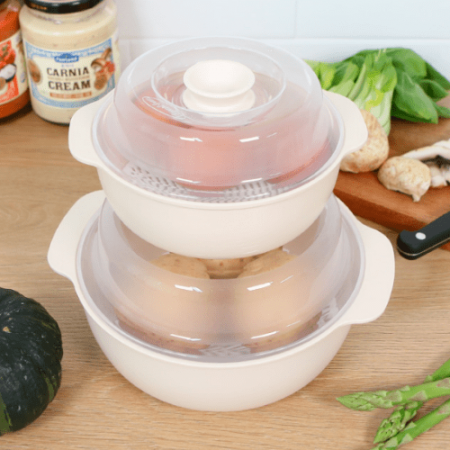 국내생산 전자레인지찜기 찜기 다용도찜기 찜냄비 2P 세트 #3