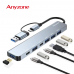 작은이미지: 애니존 슬림 멀티 7포트 허브 ANY-HUB5 #2