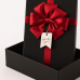 작은이미지: 인기박스 레드꽃리본 고급 싸바리 무지상자 무지박스 선물상자 선물박스 블랙 12x12x5.5(가로 12~40cm) #2