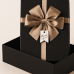 작은이미지: 인기박스 골드꽃리본 고급 싸바리 무지상자 무지박스 선물상자 종이박스 블랙 12x12x5.5(가로 12~40cm) #2