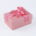 작은이미지: 인기박스 리본 고급 싸바리 종이박스 핑크 14x10x6(가로 14~35cm) #2