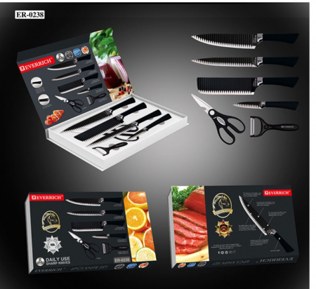 굿쿡 논스톱 코팅처리 6총 칼세트 #2