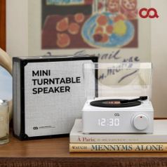 오아 미니 턴테이블 무선 블루투스 스피커