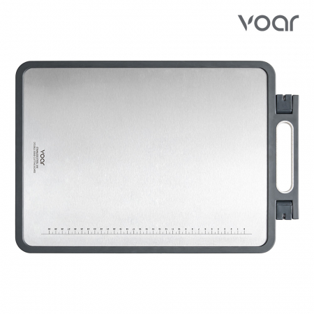 보아르 퓨어스텐 양면 도마 이유식 고기 위생 향균 주방 캠핑 스테인레스 #2