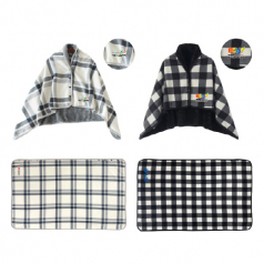 극세사 똑딱이 망토무릎 담요 130x80cm