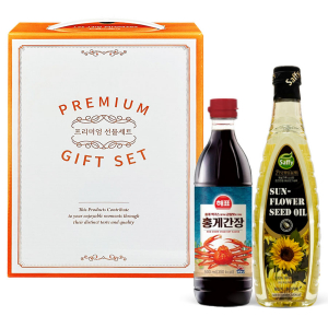 해바라기유500ml+홍게간장500ml