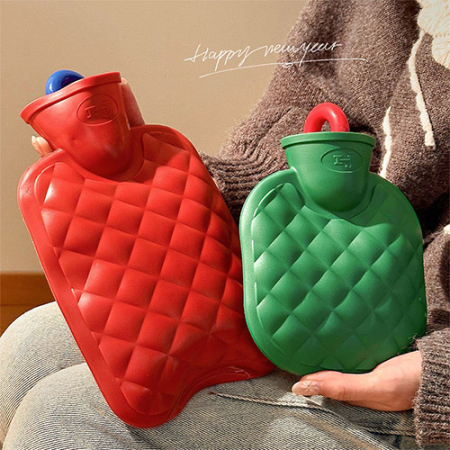 겨울보온물주머니 핫팩대체 - 친환경 휴대용 골프 캠핑 보온템  350ml  그린 #7