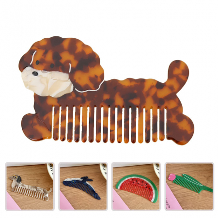 M176 애니멀 아크릴 헤어 빗 인쇄 머리빗 선물 답례품 #3