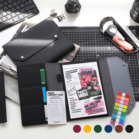 클래식레더 A5메모패드(날개형) 크라프트케이스 #3