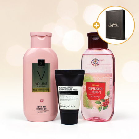 LG 엘라스틴 샴푸+LG 마카다미아 바디워시+Nard 클렌징폼 3종세트 #2