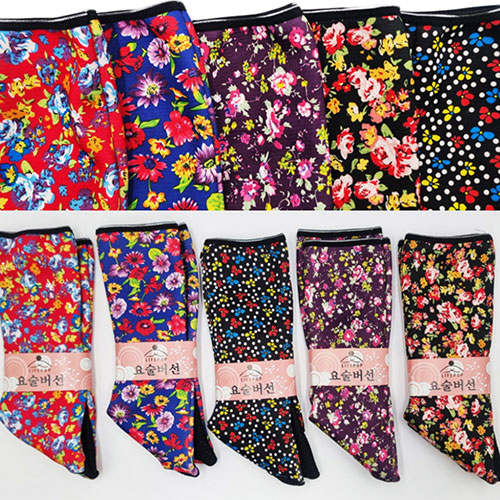 여성 기모 요술버선 발열 겨울 보온 방한 양말 (장목) #2