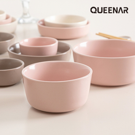 퀸나 도자기 그릇 라운드 2인 홈세트 14P #2