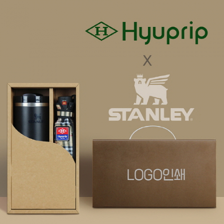 협립 3단 선염체크 우산 +스탠리887ml 텀블러-세트 #2