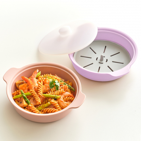 실리팟 실리콘 납짝찜기 850ml #2