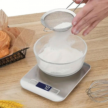 디지털 스마트 주방저울 5kg 스테인스 백라이팅 ITS-200 #4