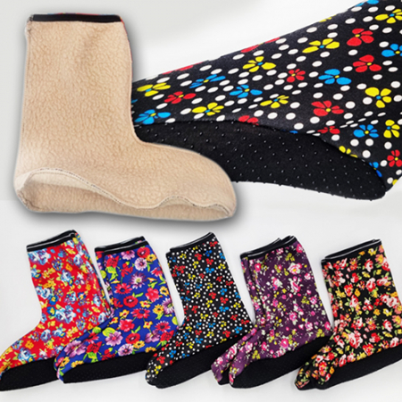 여성 기모 요술버선 겨울 보온 방한 양말 (중목) #2