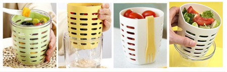 다이어트 과일컵 후르츠팟 개별박스 뚜껑인쇄 #3