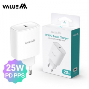 뉴에이커 25W PD3.0 고속충전 분리형 충전기 케이블 미포함 TC25W