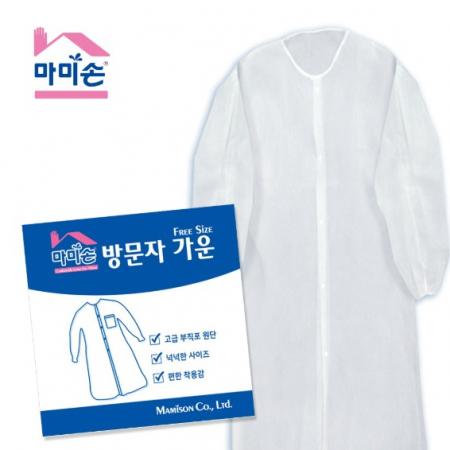 마미손 고중량 방문자가운 위생가운 40g 1매 #2