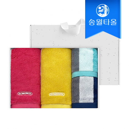 송월타월 컬러웨이 기프트세트(세면2+핸드2) #2