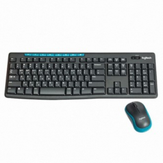 로지텍 무선 데스크탑 키보드 마우스세트 블랙 MK275