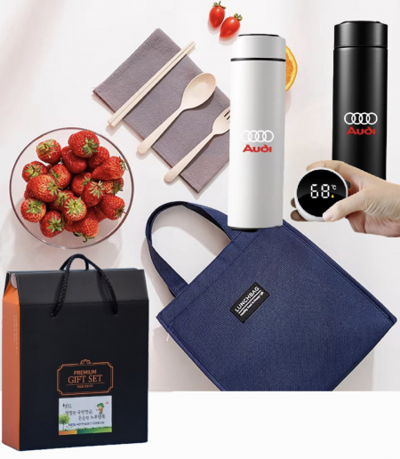 LED 온도계(텀블러 보온병 500ml+도시락 가방) #2