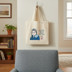 여성독립운동가 말꽃 에코백