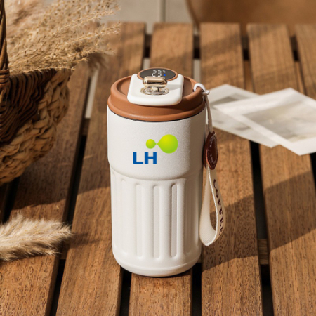 [텀리]LED디지털 온도계 스트랩 텀블러 460ml #3