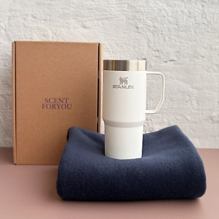 센트포유 스탠리 서버번머그473+국산담요세트 #3