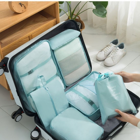 여행용 캐리어 정리 수납 7종 파우치 세트 #2