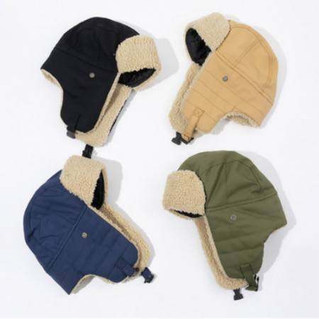 군밤모자 양털모자 뽀글이모자 방한모자 귀마개모자 털모자 #3