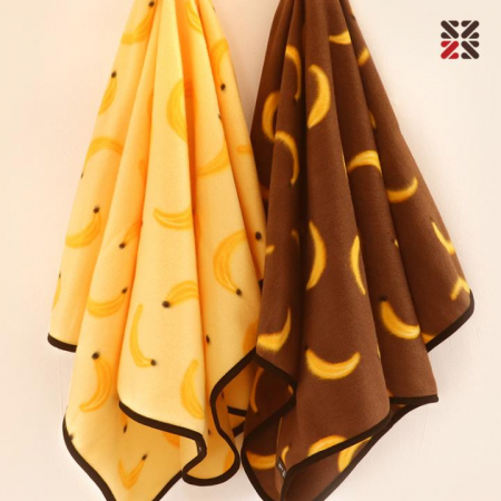 루무드 바나나 패턴 담요 #2