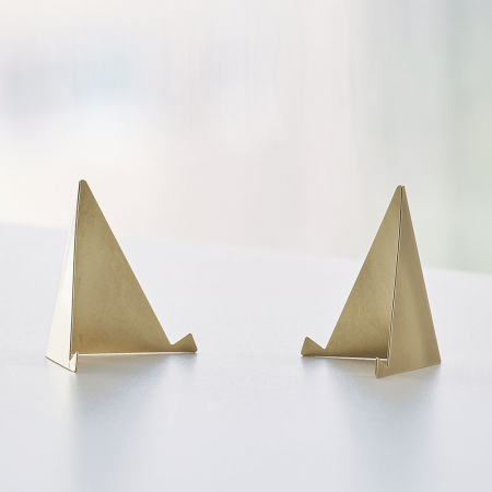 황동 삼각 명함 사진꽂이 엽서 메모꽂이 거치대 #4