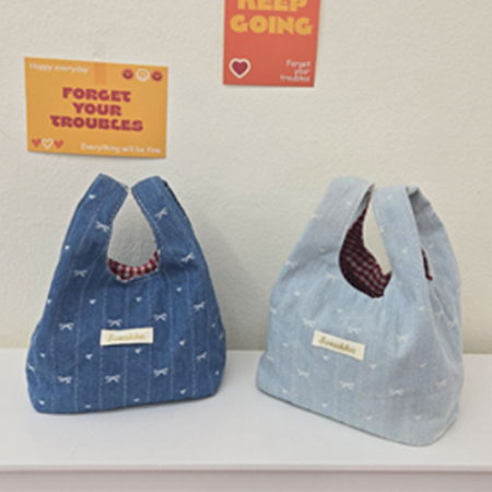 러블리 데님 손목가방 #2