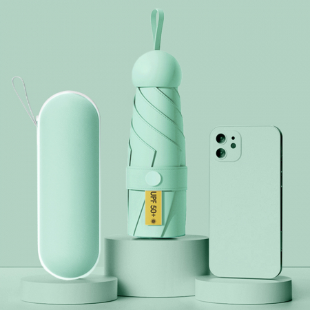 제이에스 초경량 머쉬룸 파우치 암막 5단 우양산 #6