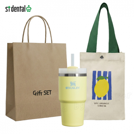 스탠리 텀블러GIFT-텀블러파우치+퀜처 플로우스테이트 텀블러591ml (파우치+쇼핑백) #3