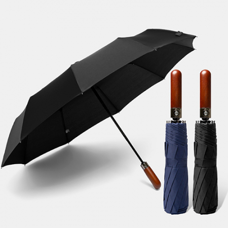 제이에스 프리미엄 우드 3단 자동 우산 #3