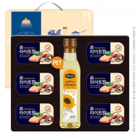 탑셰프페트해바라기유 사조라이트팜6P(7종) 선물세트 #3