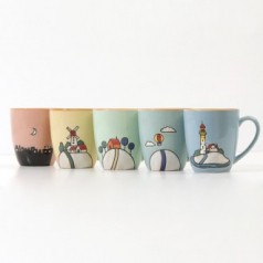 폴마르켄 노덴 400ml 핸드페인팅 머그 5P